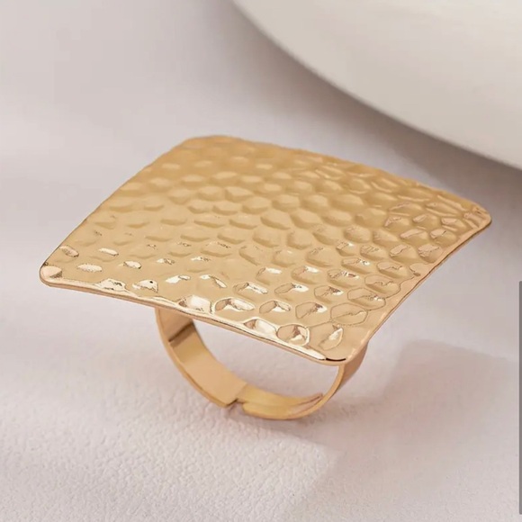 1pc Gold Statement Ring Set - Picture 2 of 2